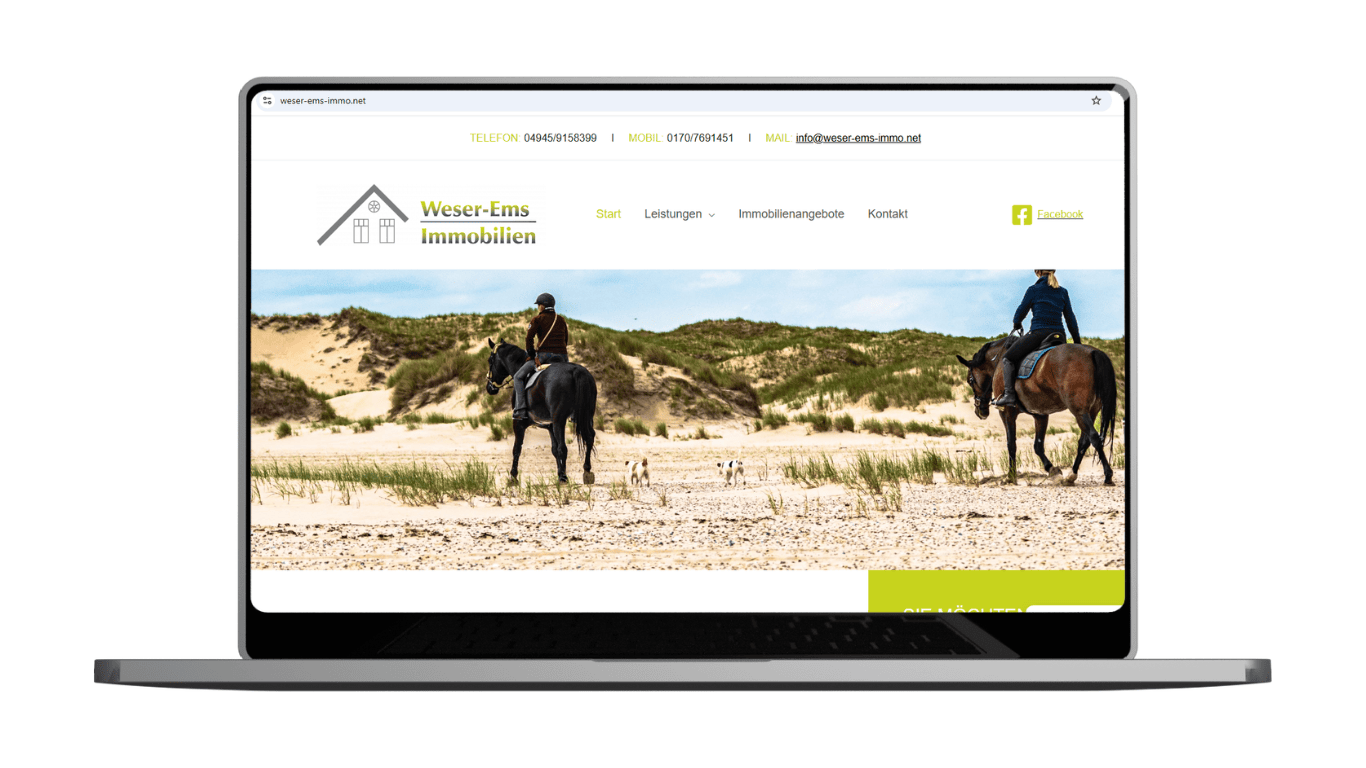 Weser Ems Website Referenz