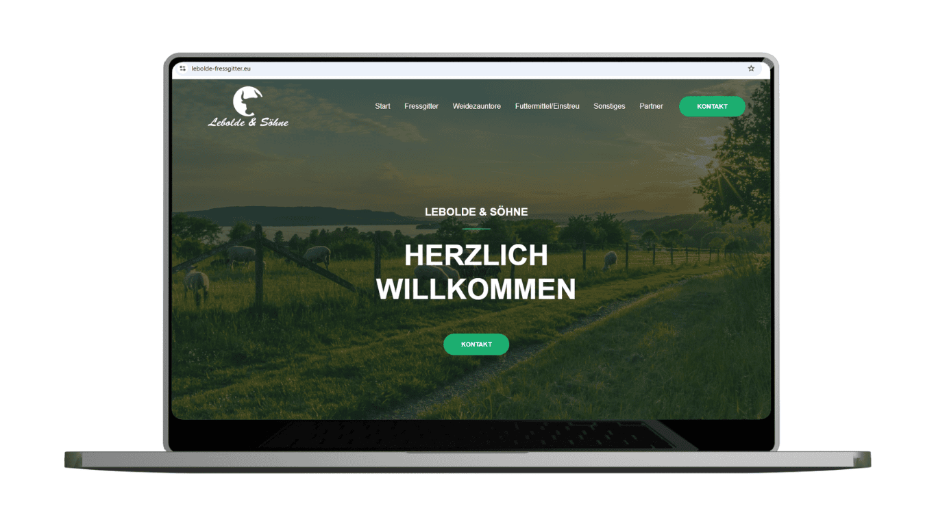 Lebolde und Söhne Website Referenz