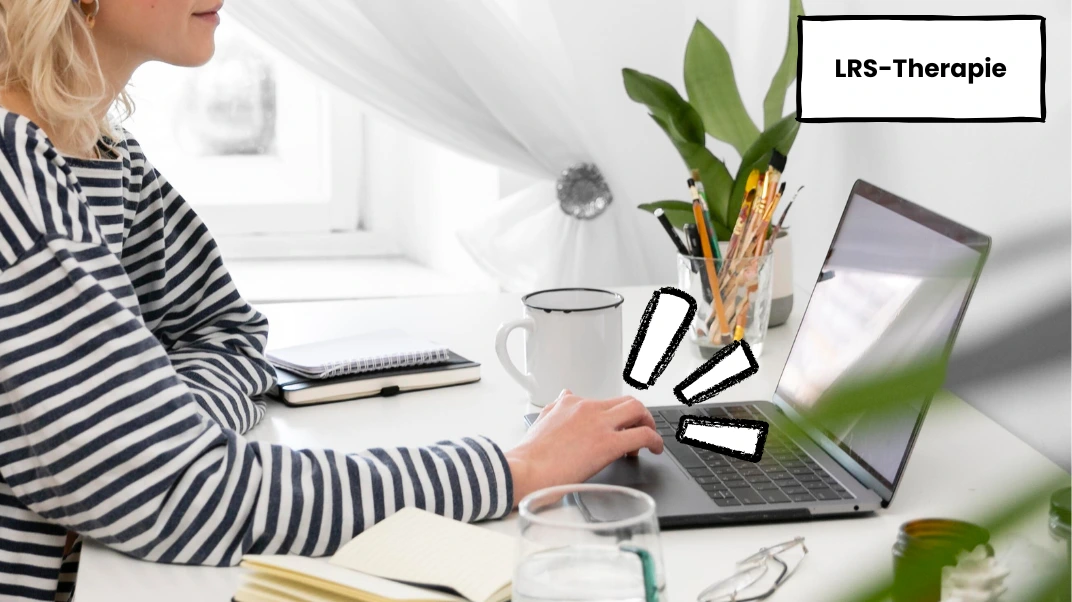 Frau im home office
