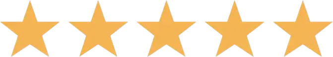 Cinq étoiles orange