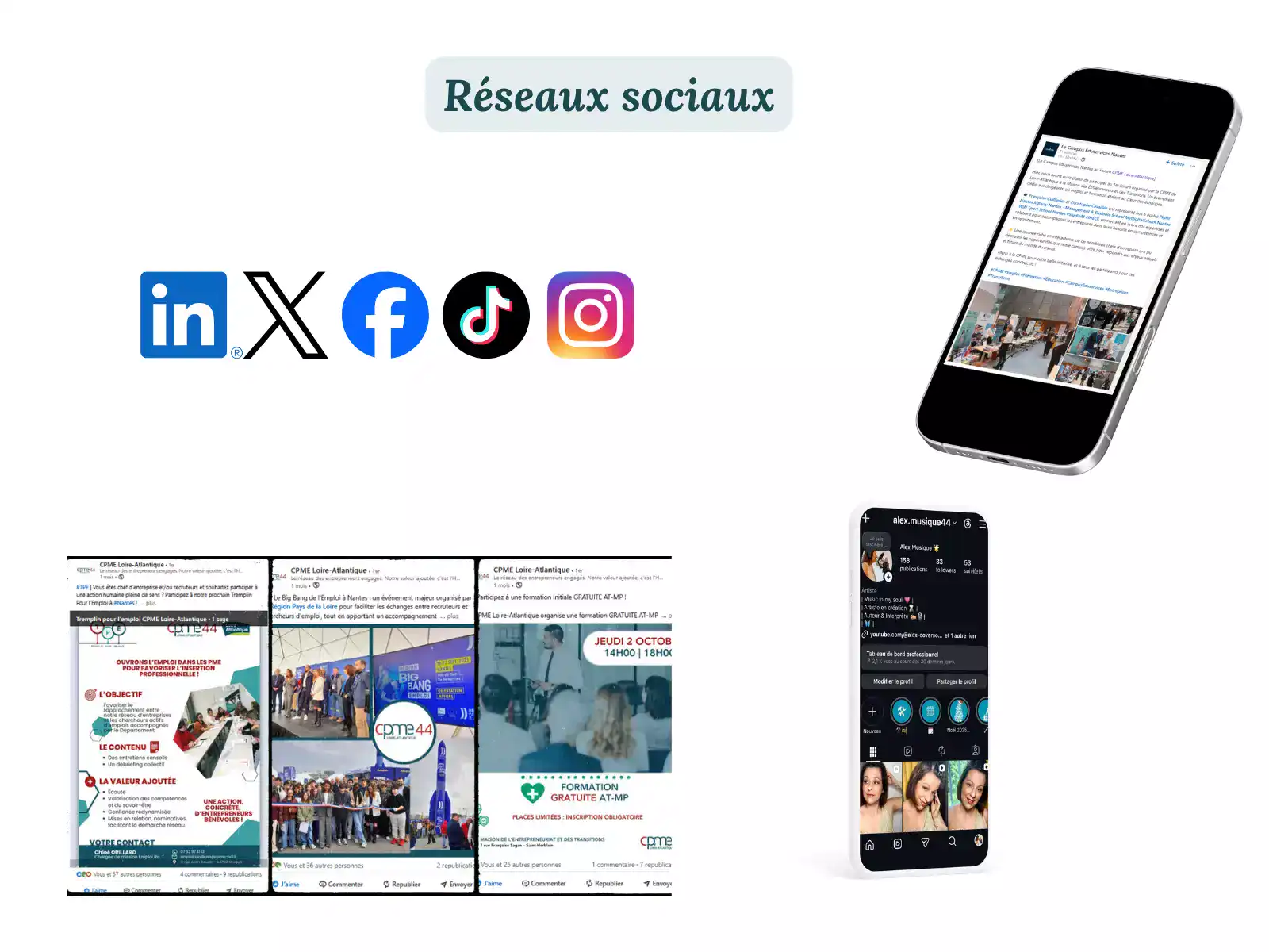 Réalisations Exemples de contenus digitaux, emailings, bannières et publications réseaux sociaux réalisés dans le cadre de projets professionnels et personnels AB Com & image