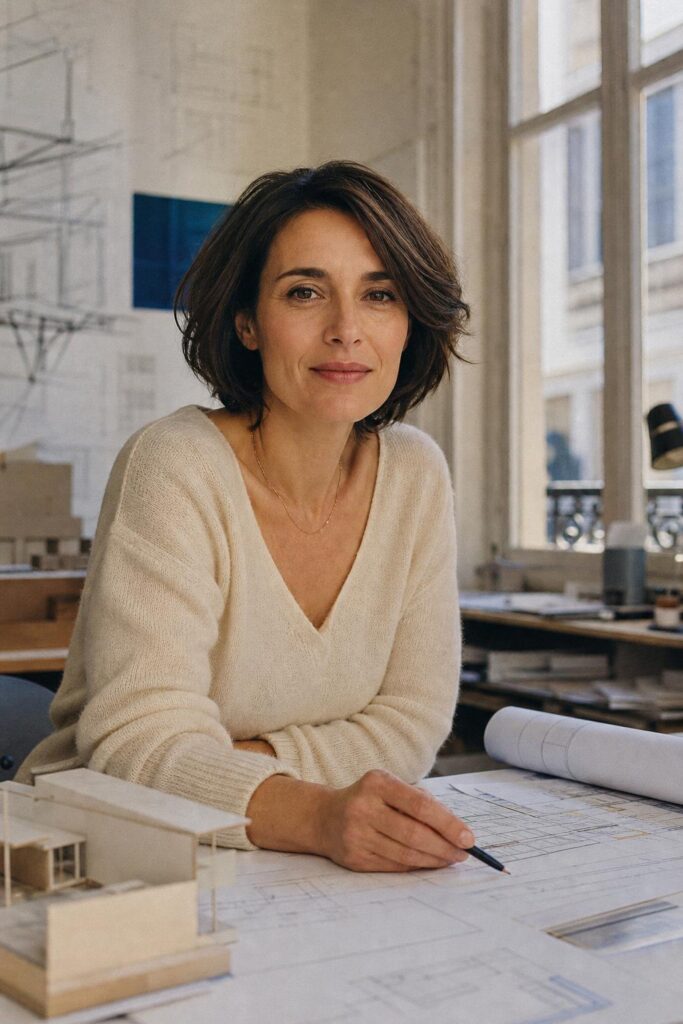 Portrait de Camille Rousset, Fondatrice · Architecte DPLG à l'Agence Renov Design Paris