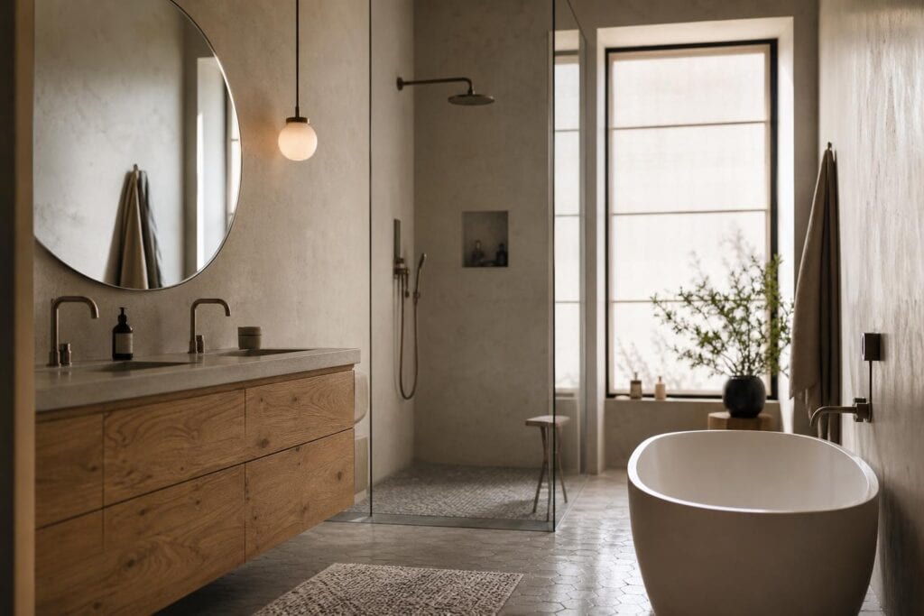Salle de bain familiale, PROJET 041