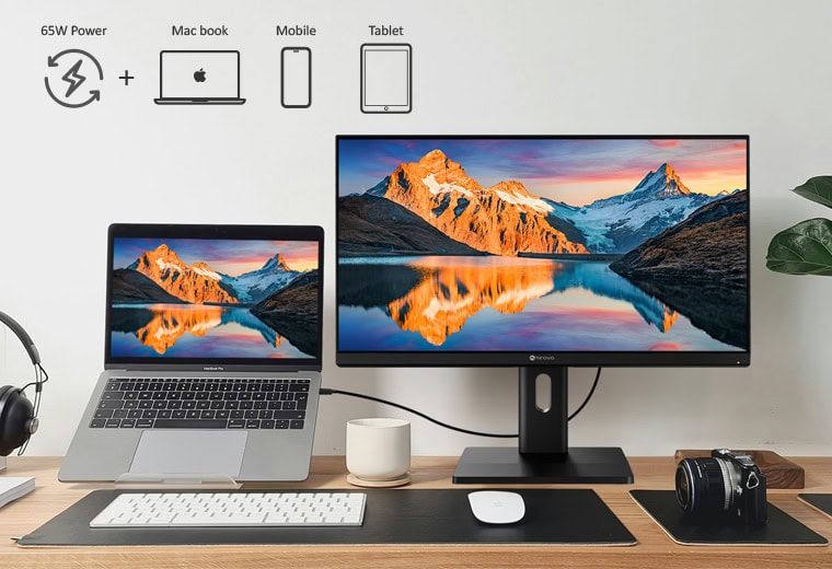 AG Neovo EM2451 24 inch 4k monitor with USB-C