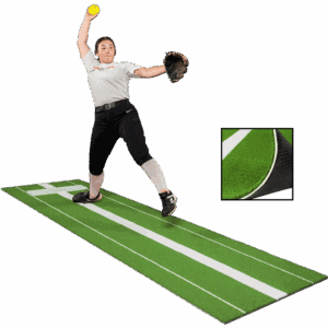 3×10 Elite Softball Pitching Lane - Green