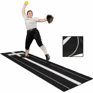 3×10 Elite Softball Pitching Lane - Black