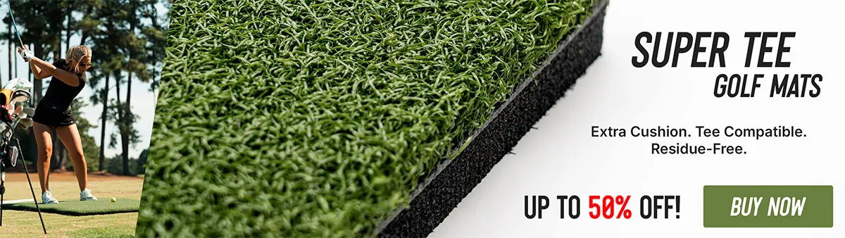 Super Tee Golf Mats: Extra Cushion. Tee Compatible. Residue-Free. Up to 50% Off - Buy Now