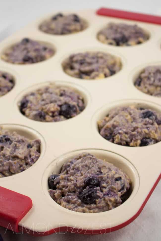 Blueberry Muffin Recipe - Made with Yogurt and Whole-wheat - Light and airy muffins made with whole-wheat flour and yogurt, loaded with plump, juicy blueberries! Healthy and guilt-free!!