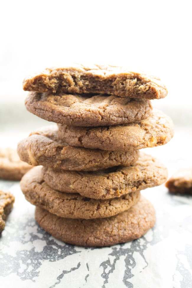 Double Chocolate Cookies - Crispy edges, chewy centers and packed full of double chocolaty goodness! You won't believe how easy they are to make! | almondtozest.com