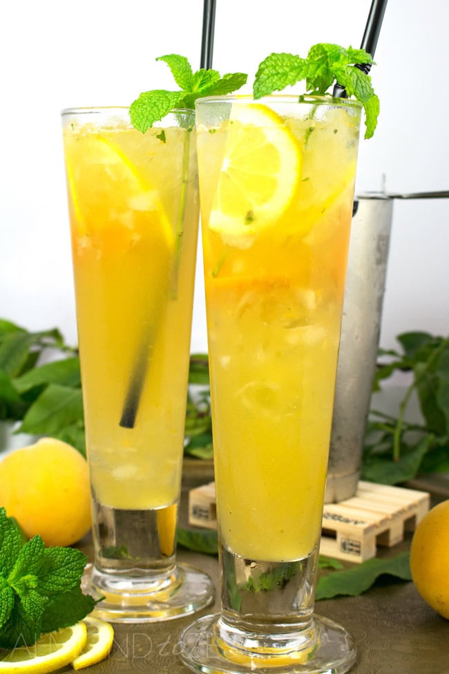 Georgia Spiced Tea - This spectacular cocktail is best enjoyed in a comfy chair on the back deck watching the sun go down after a hard days work