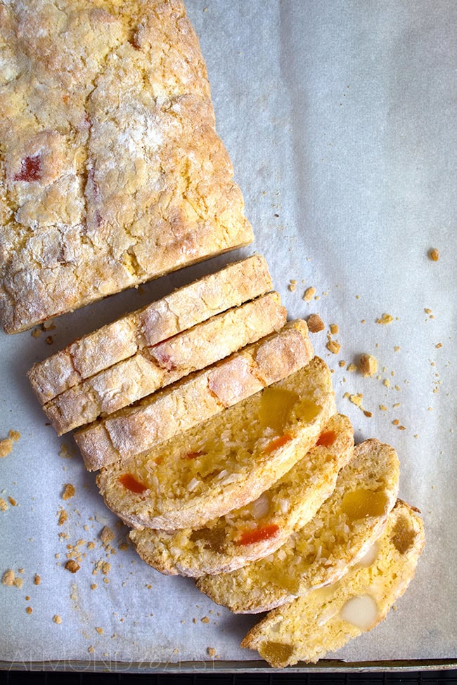 Pineapple, Lime and Coconut Bars