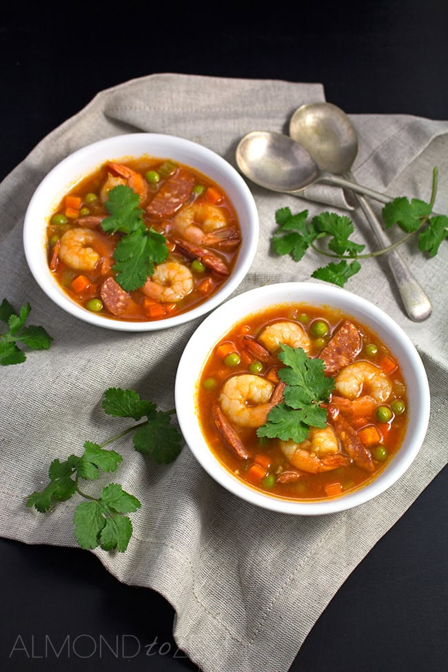 Prawn and Chorizo Soup