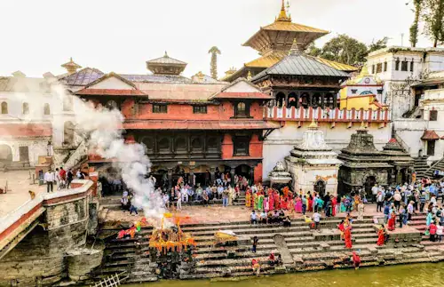 Pashupatinath and Boudhanath