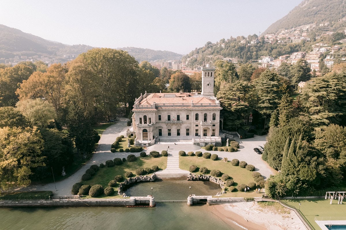 villa erba lake Como luxury wedding photographer
