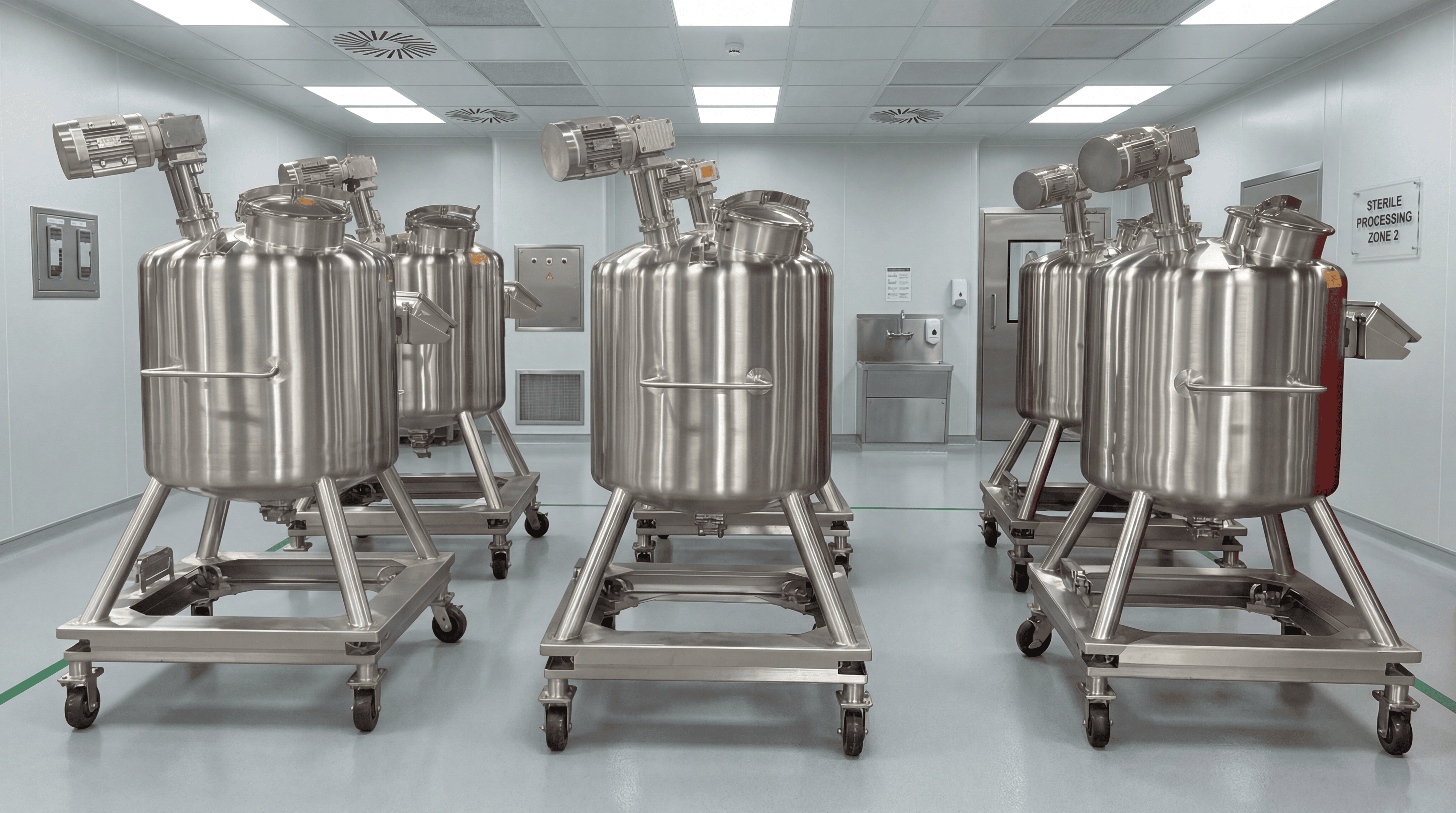 Custom Stainless Mix Tanks