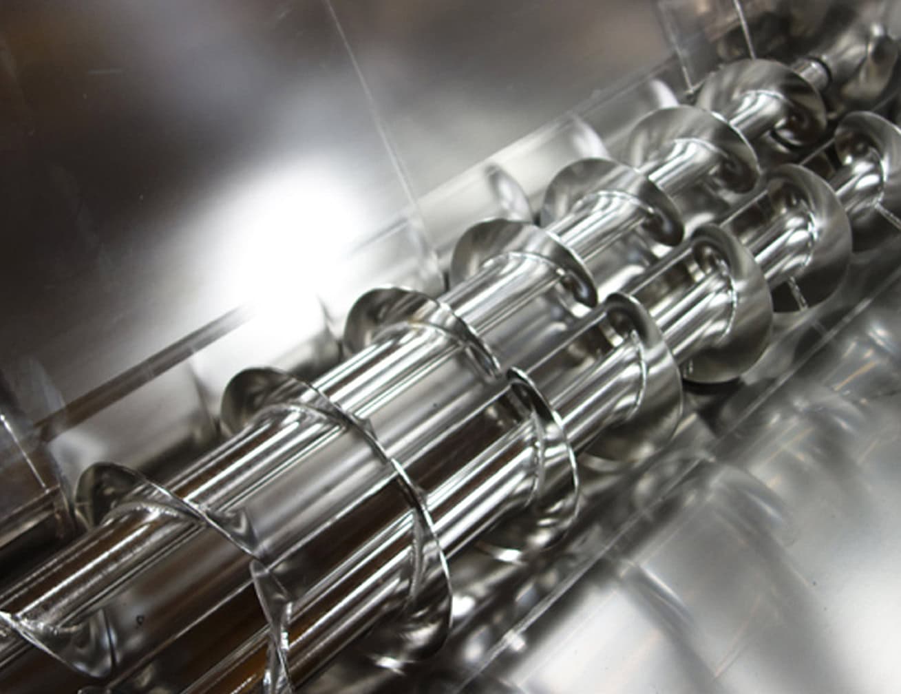 Electropolished Hopper and Augers