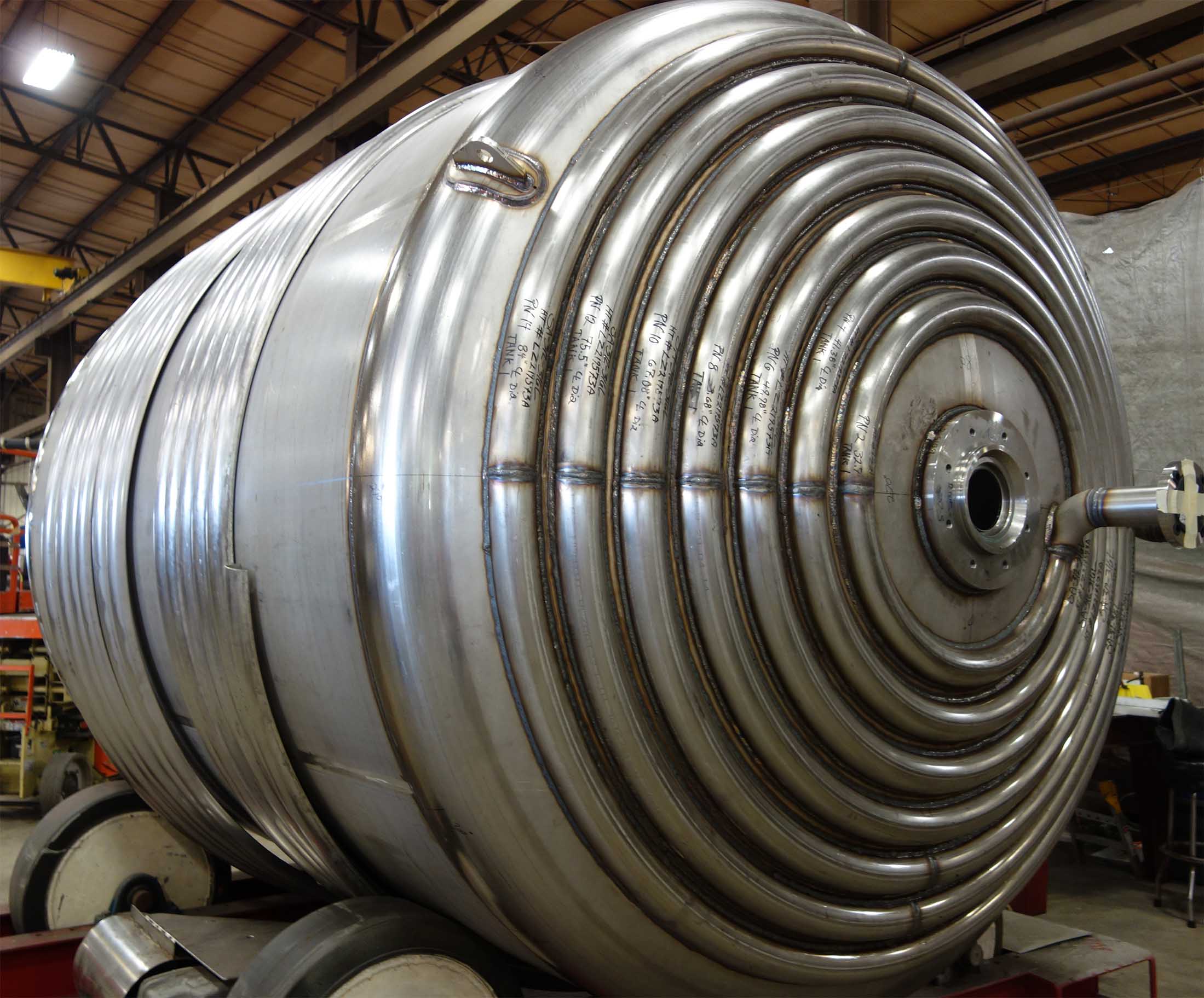 Full Half-Pipe Large Vessel