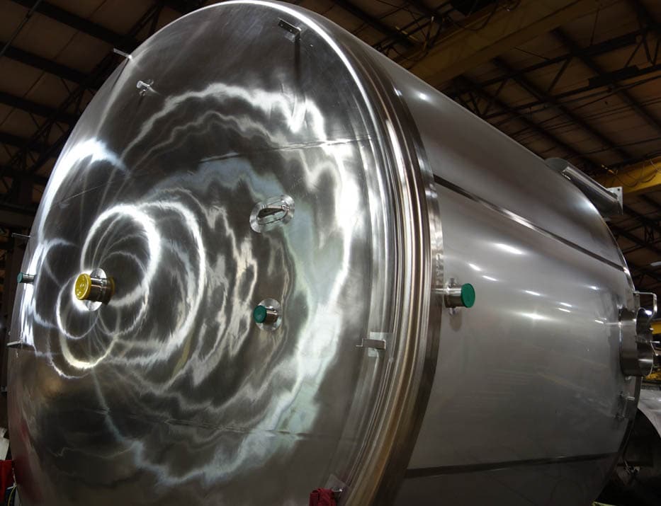 Highly polished Vessel