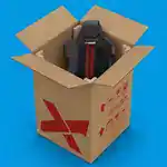 Caixa de papelão grande para transporte de eletrodomésticos