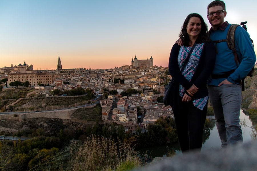 Toledo, Spain, arboursabroad, sunset, city near Madrid, UNESCO Site