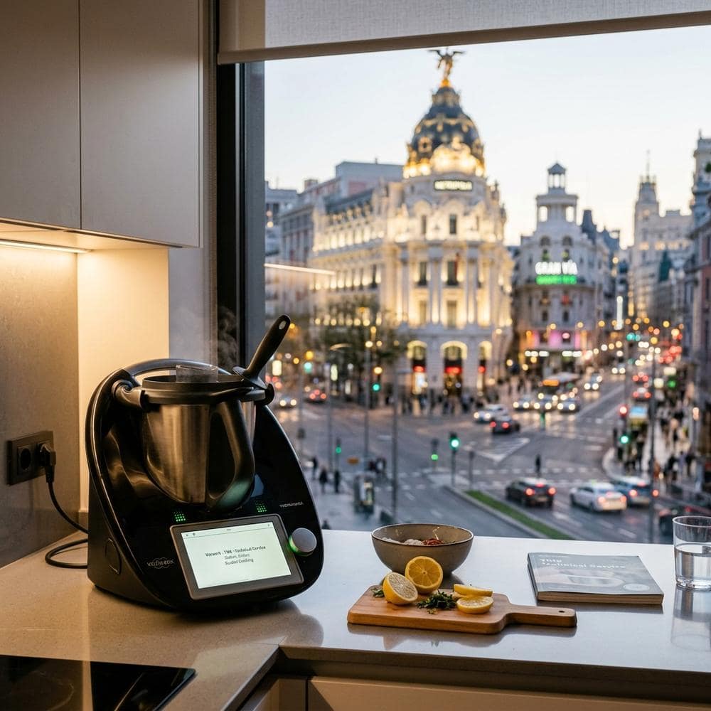 Servicio técnico de reparación de Thermomix con recogida a domicilio en Madrid capital y alrededores