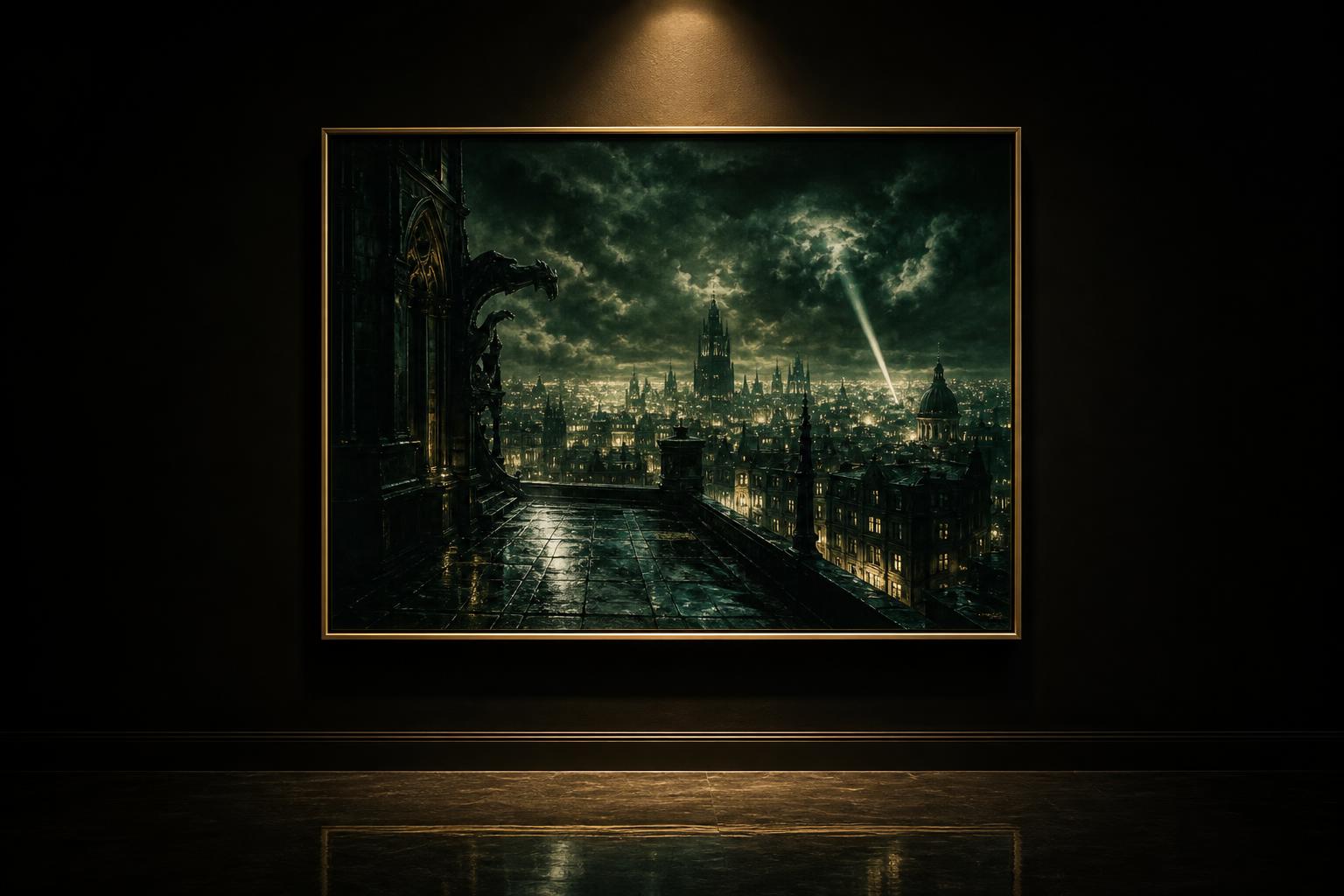 Tableau Batman & Catwoman
