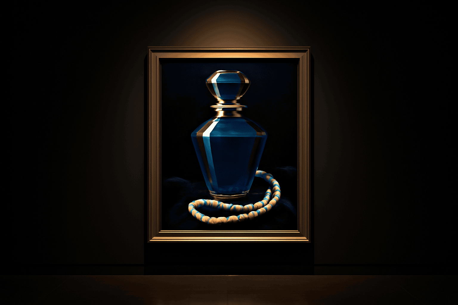 Tableau Chanel bleu