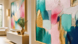 Colourful Abstract Art Paintings : le guide pour choisir, acheter et accrocher l&rsquo;œuvre qui transforme votre intérieur