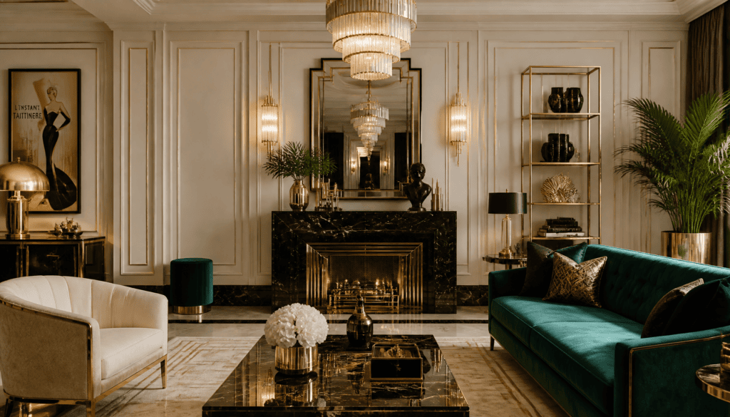Couleurs Art Déco : la palette intemporelle pour un intérieur chic et raffiné