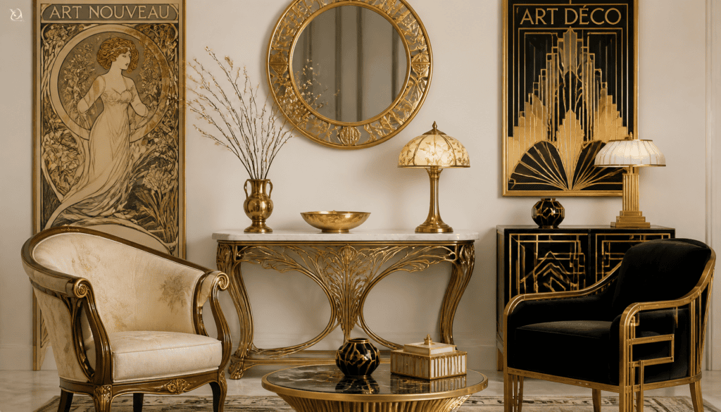Différence entre Art Nouveau et Art Déco : comment les reconnaître au premier regard ?