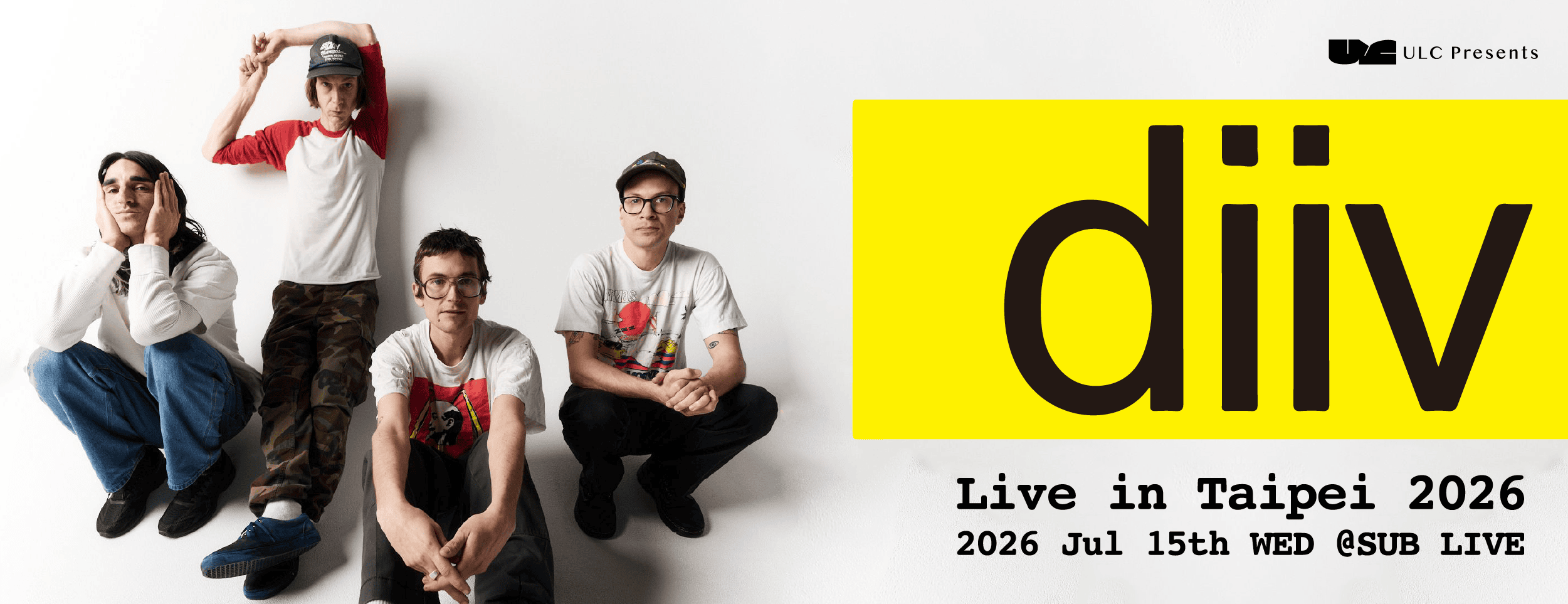 DIIV Live in Taipei 2026