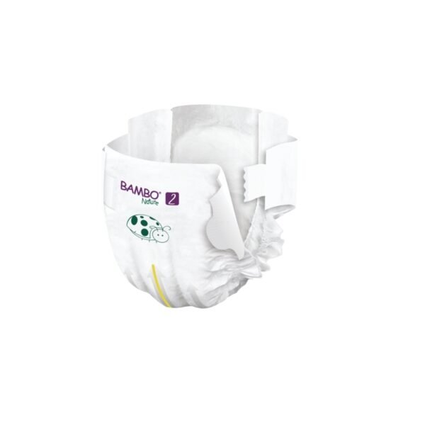 30 couches écologiques 3-6kg – (Taille 2 : S) Bambo
