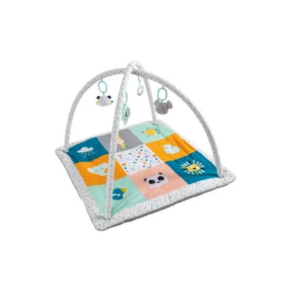 Eurekakids - Tapis sensoriel d'éveil Safari Les Mobiles & tapis d'éveil