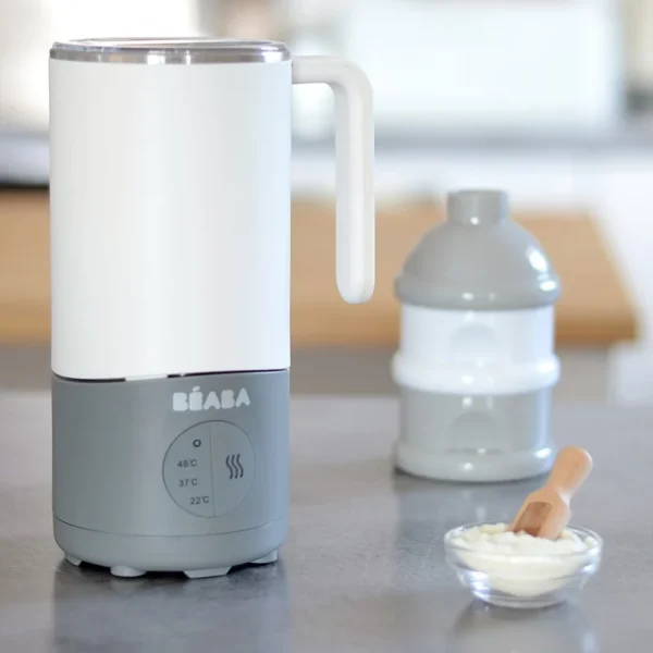 Béaba - Préparateur de boisson Milk Prep ® Blanc - Gris Béaba