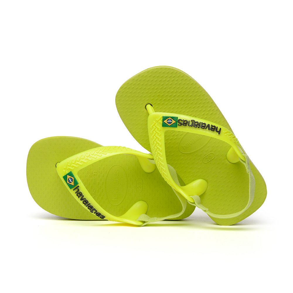Havaianas Baby Brasil Logo Galactic Green 3 HAVAIANAS - BABY BRASIL LOGO II GALACTIC GREEN - 21