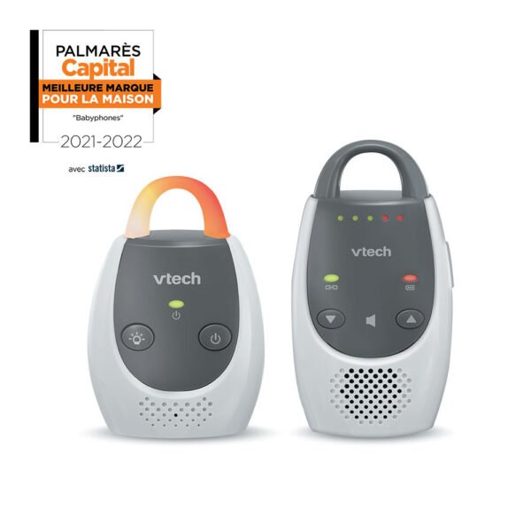 Vtech - Babyphone audio Classic Light BM 1100 - Ecoute-bébé audio La Sécurité