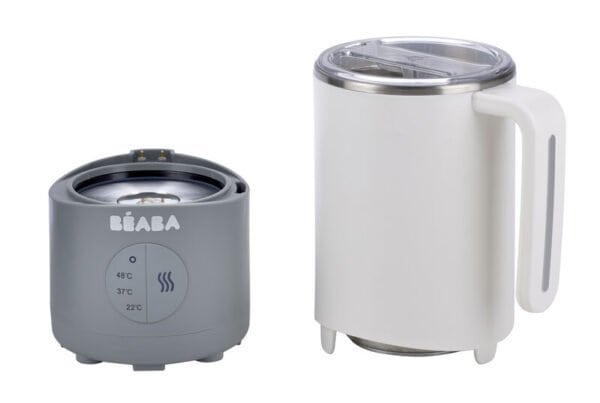 Béaba - Préparateur de boisson Milk Prep ® Blanc - Gris Béaba