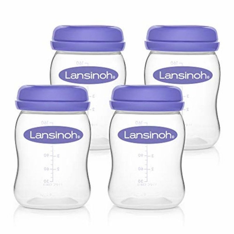 Lansinoh - Bouteilles de Conservation (4x160 ml) - 4 pcs Allaitement