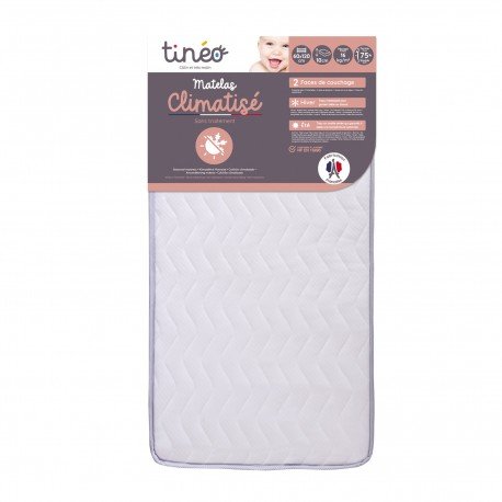 Tinéo - Matelas climatisé 2 faces de couchage Les matelas