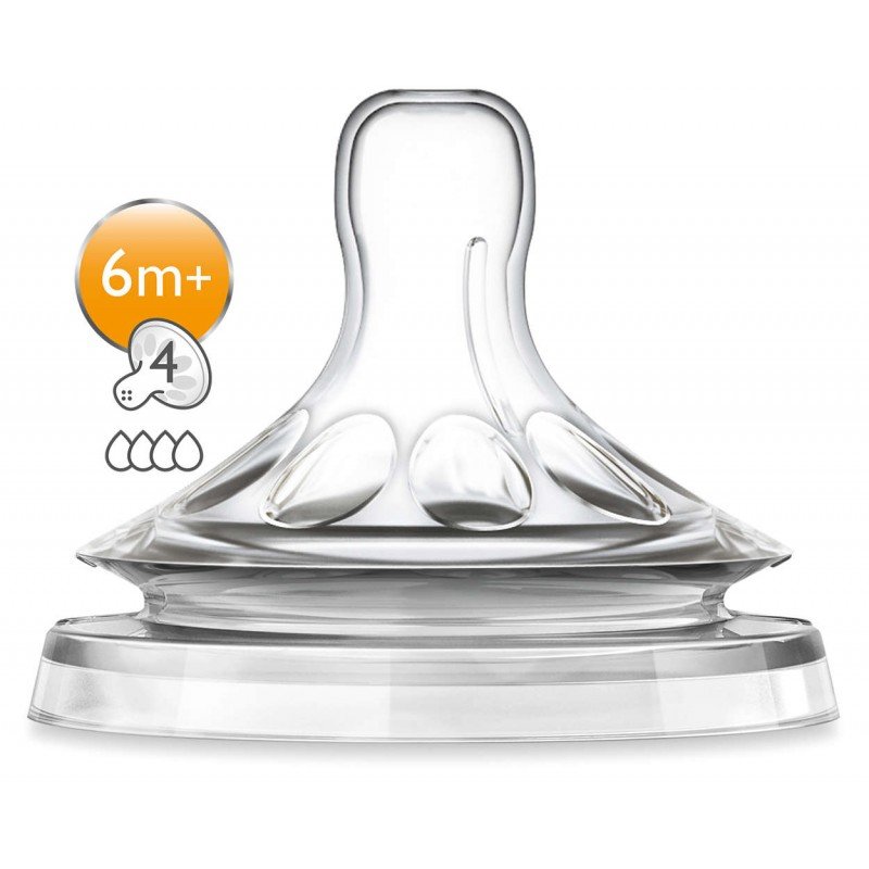 Avent - Tétine Natural 6mois+ 1 Avent - Tétine Natural 6mois+ La biberonnerie