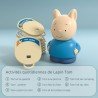 Figurine ZzzMoon Figurine ZzzMoon Lapin Tom - Activités quotidiennes Cgv