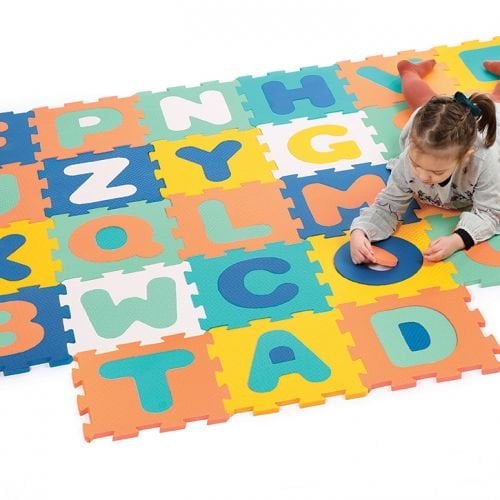 Ludi - Tapis Dalles Lettres Les jouets