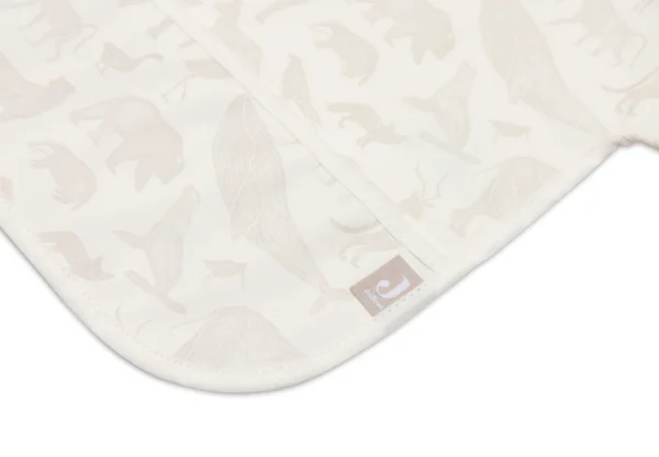 Jollein - Bavoir à manches imperméable Animals Nougat Les bavoirs