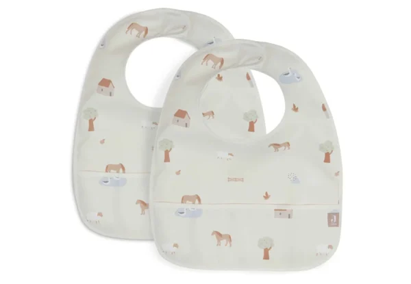 Jollein Bavoir Imperméable Farm 2 packs