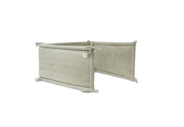 Jollein Tour de lit / Tour de parc 180x30 cm Grain knit Olive Green
