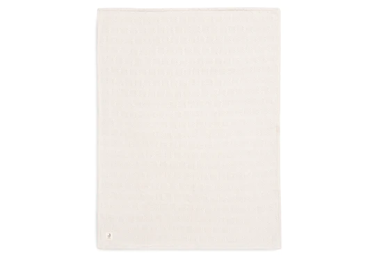 Jollein - Couverture Berceau 75x100cm Grain knit Oatmeal/Velvet MS innovaciones