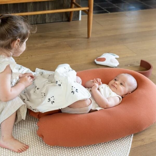Doomoo - Coussin d'allaitement - Buddy Tetra Jersey Terracotta