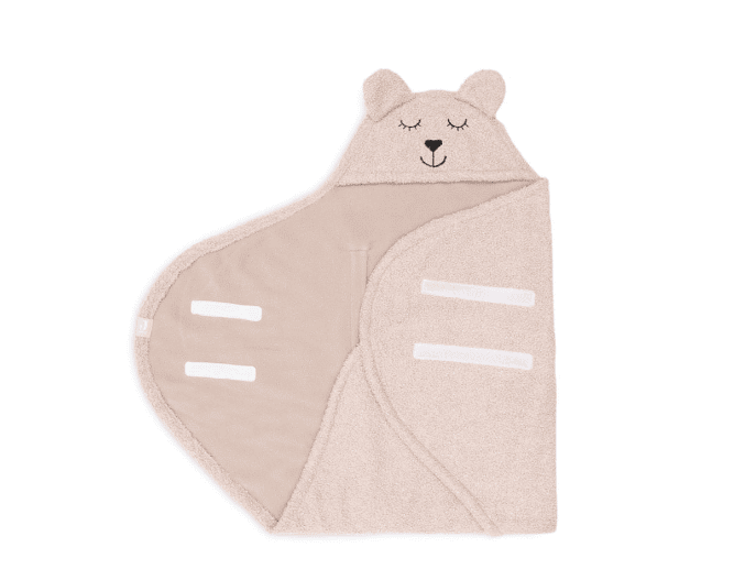 Jollein Couverture portefeuille Bear Boucle Wild Rose