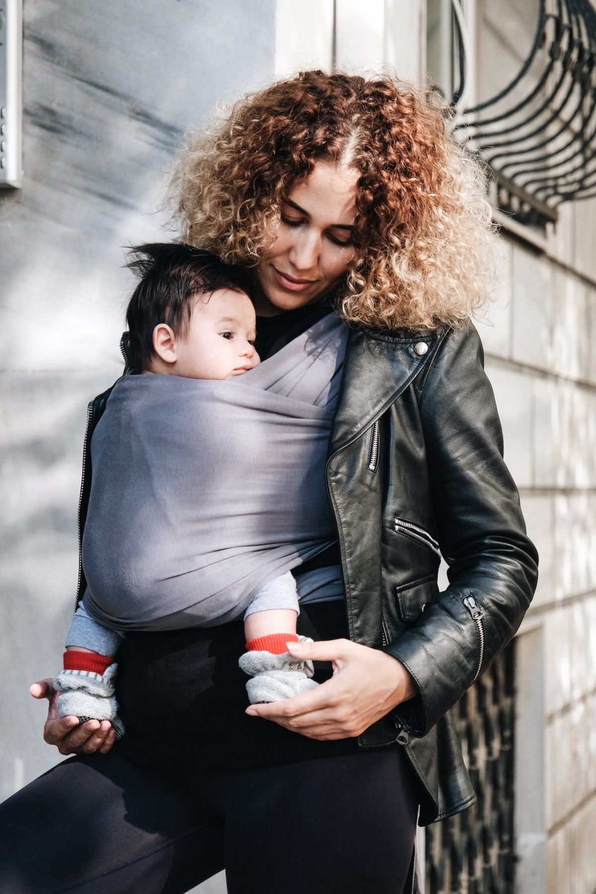 Neko - écharpe de portage Gris