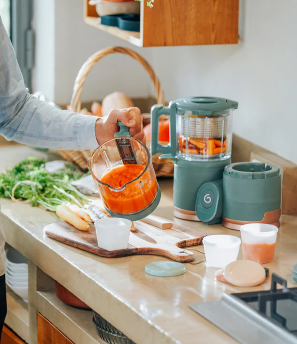Babymoov - Robot culinaire en verre - Nutribaby Glass Green Forest